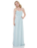 Strapless Sweetheart Neck Ruched Chiffon Modern Bridesmaid Dress